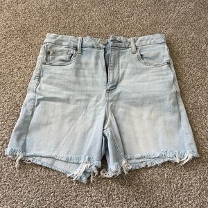 American Eagle high waisted jean shorts